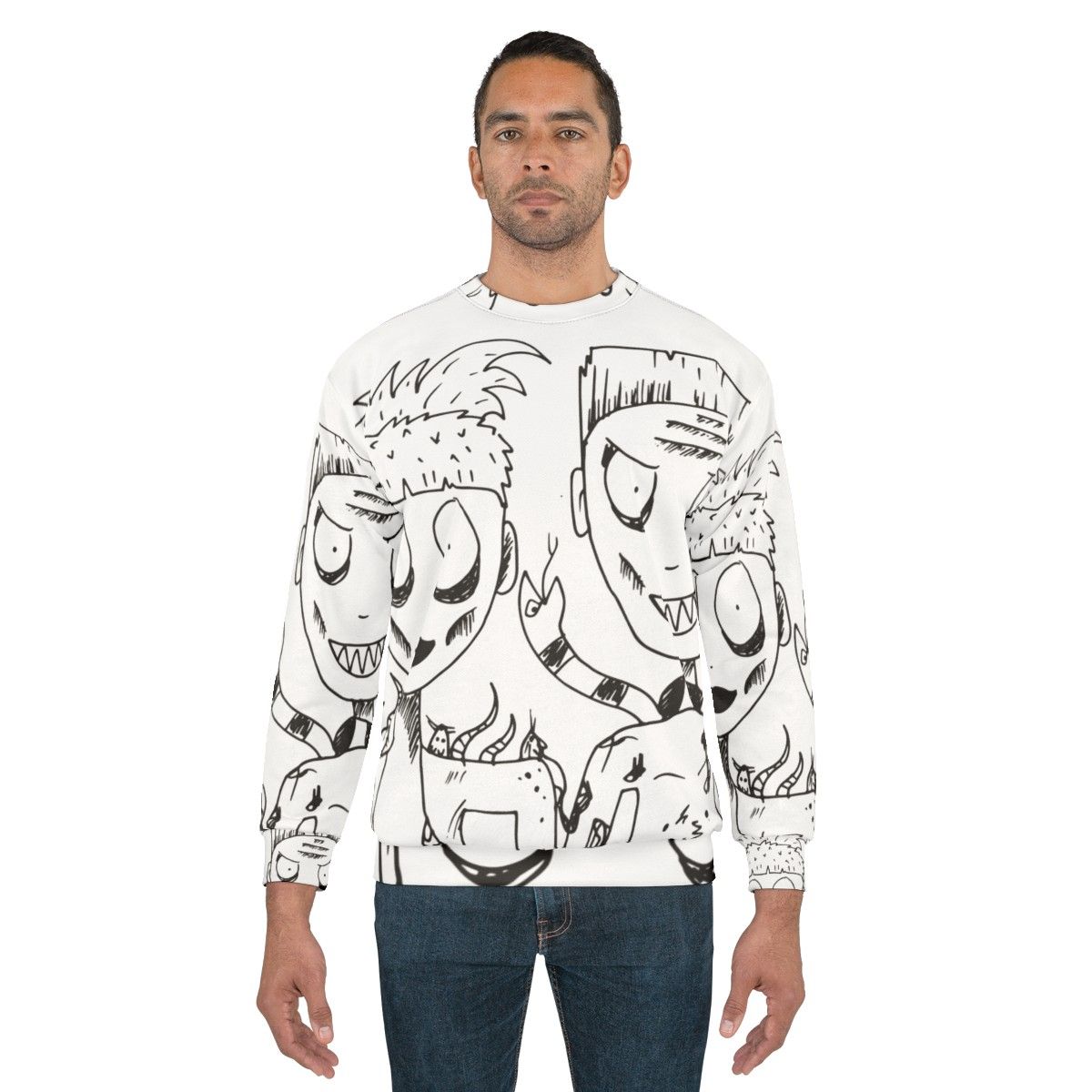 Die Antwoord Yolandi and Ninja Graphic Sweatshirt - men