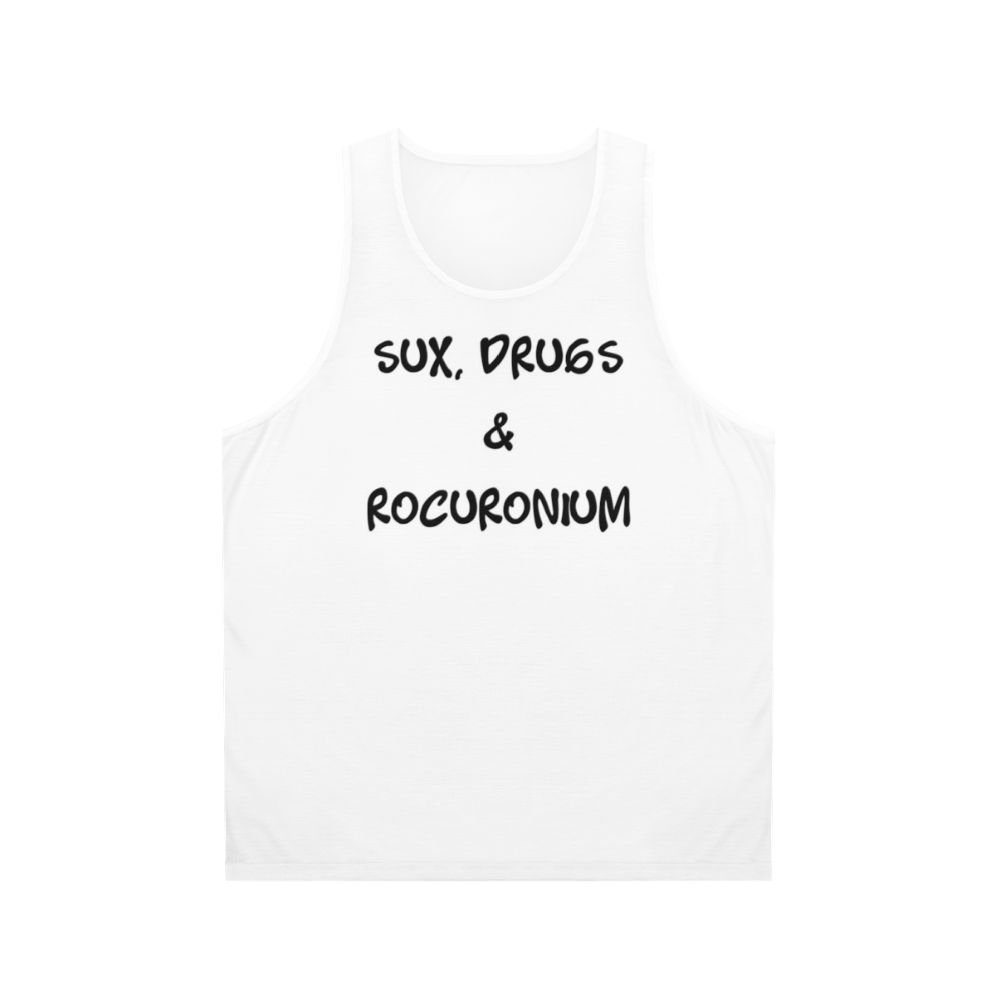 Unisex Anesthesia Tank Top