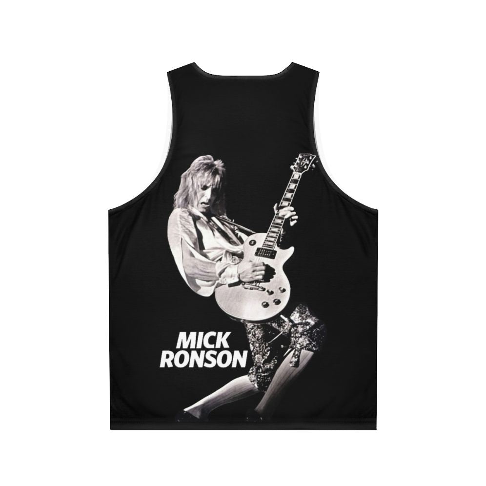 Mick Ronson 1970s Glam Rock Unisex Tank Top - Back