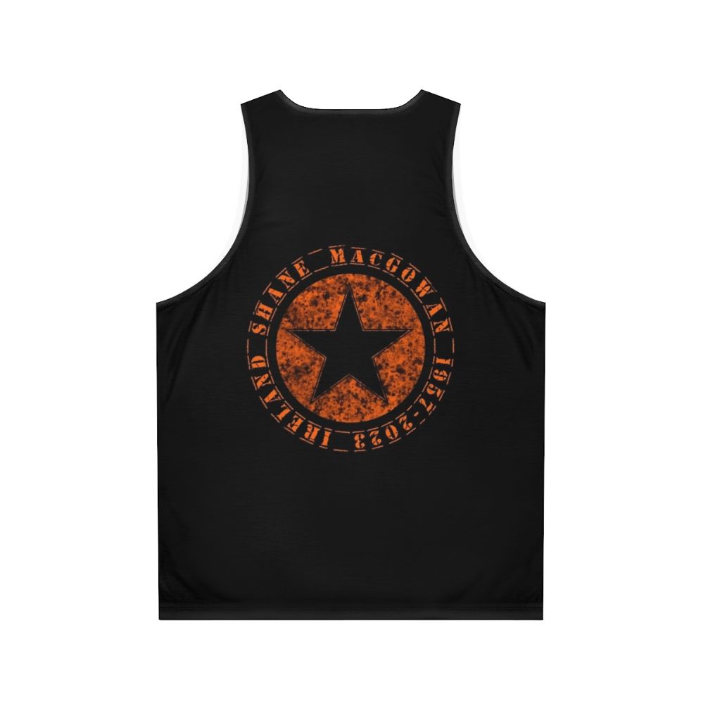 Shane Macgowan Commemorative Unisex Tank Top - Back