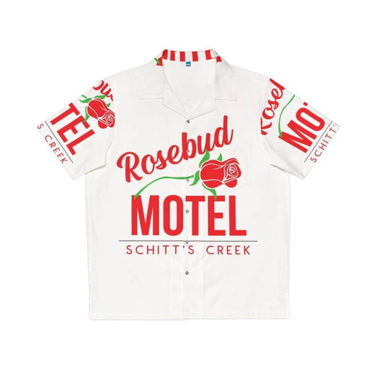 Rosebud Motel Hawaiian Shirt featuring Schitt's Creek characters