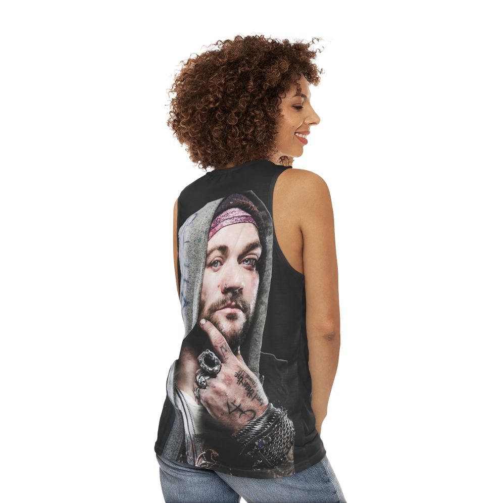 Bam Margera Unisex 90s Punk Tank Top - women back