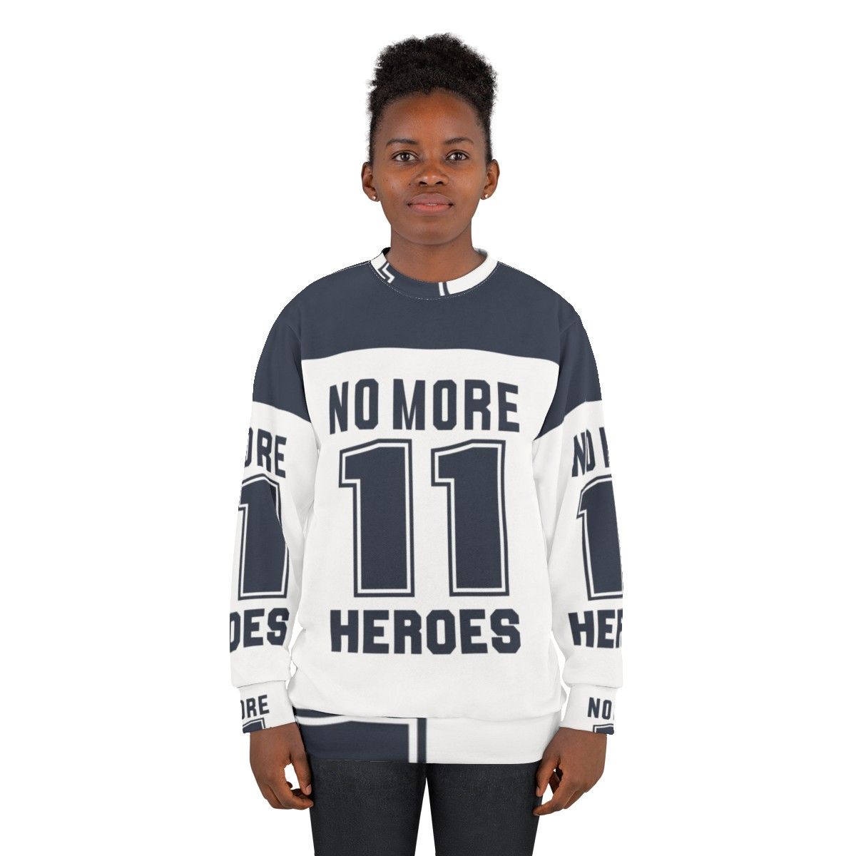 Dark Blue No More Heroes Sweatshirt - women