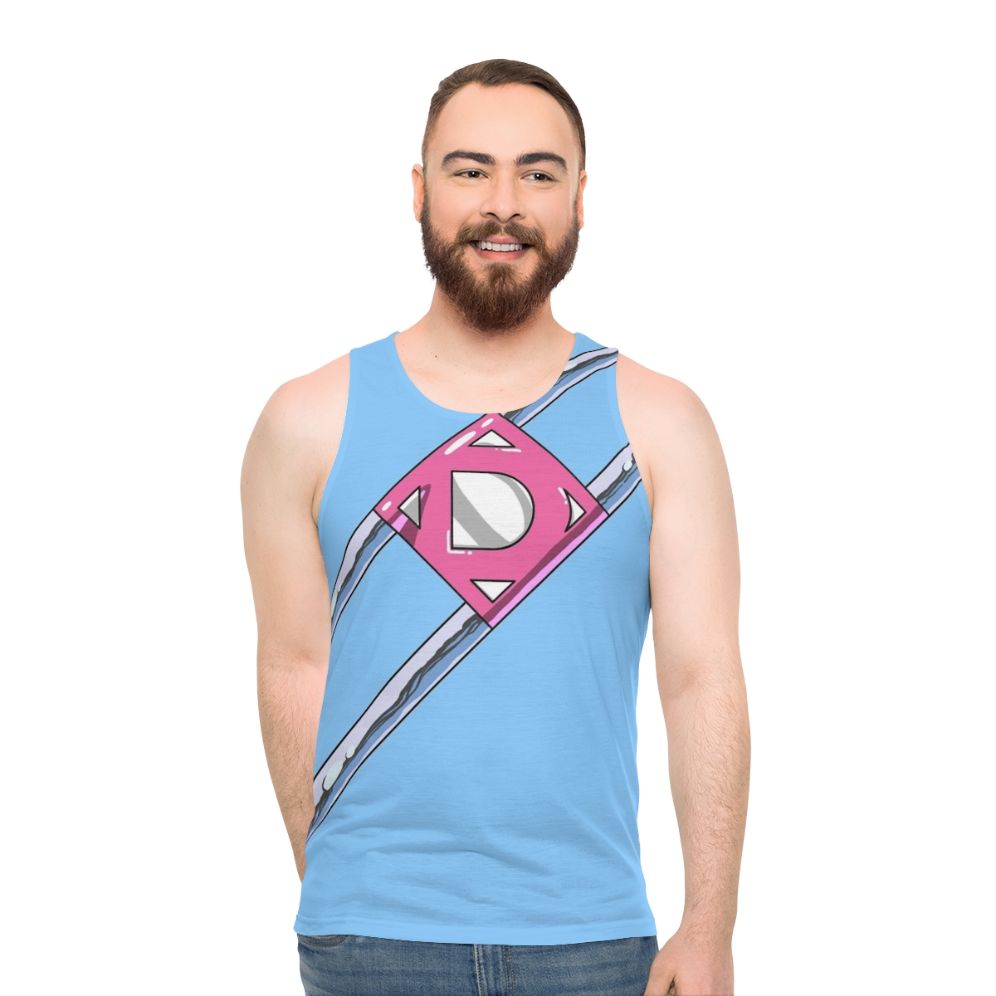 Diaperman superhero unisex tank top - men