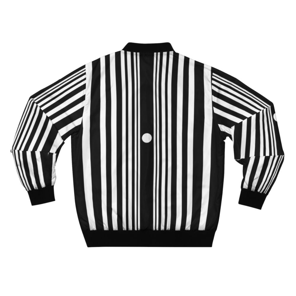 Doppler Effect Bomber Jacket with Sheldon Cooper Inspired Design - Back