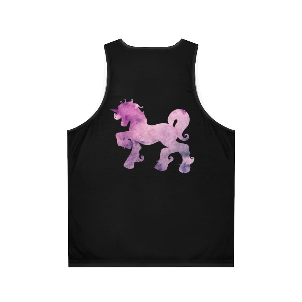 Watercolor unicorn tank top - Back