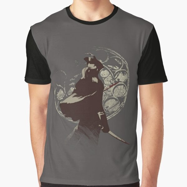 Lady Maria from the Bloodborne video game graphic t-shirt