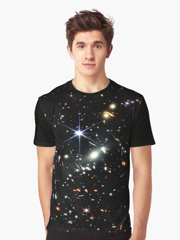 James Webb Deep Field Space Telescope Graphic T-Shirt - Men