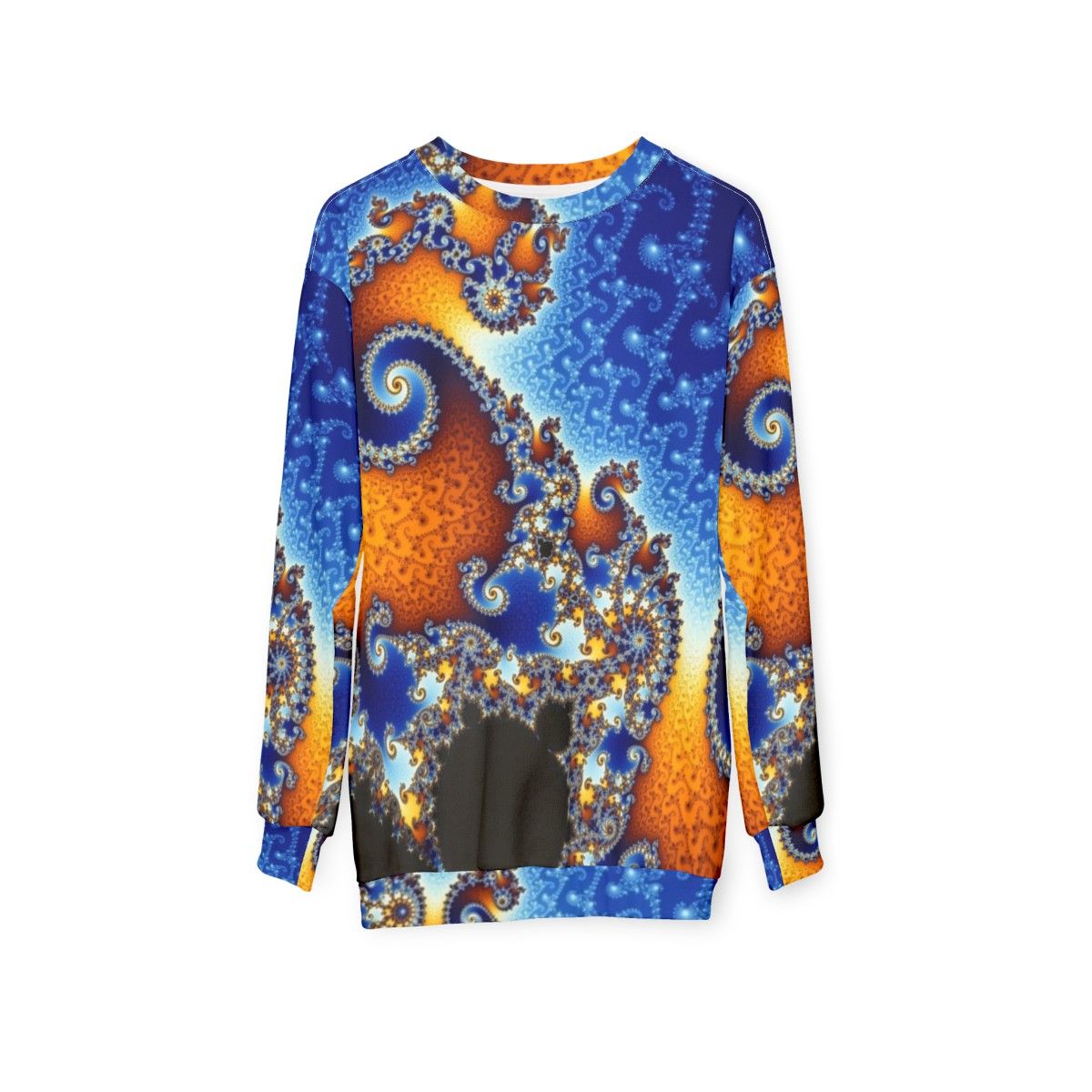 Mandelbrot Set Sweatshirt - Embrace the Beauty of Mathematics - hanging