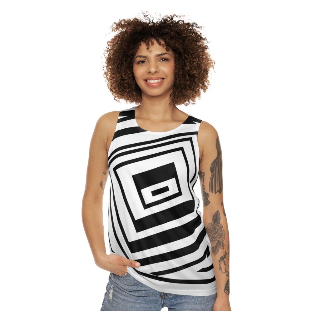 Unisex minimalist tank top for active wear - women