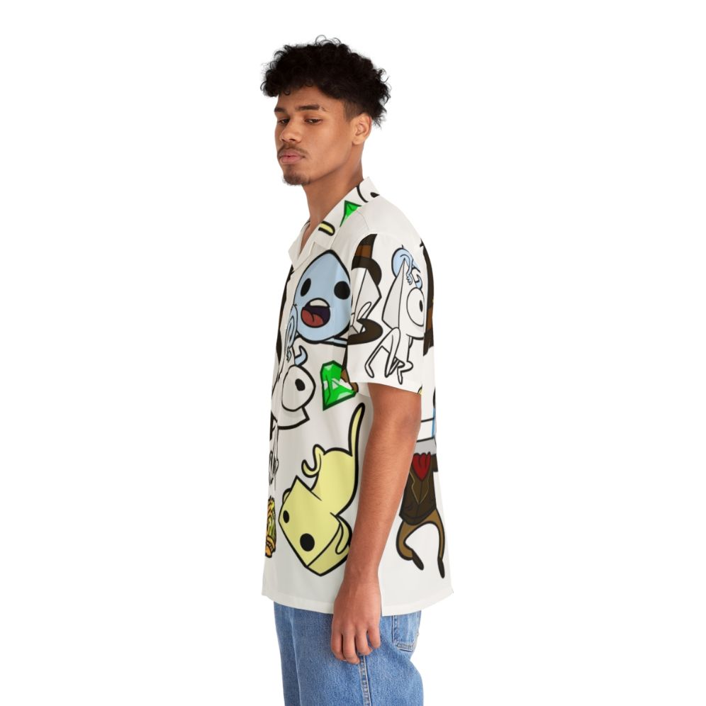 Battleblock Theater Hawaiian Shirt - Cartoon Kids Clothing - People Left