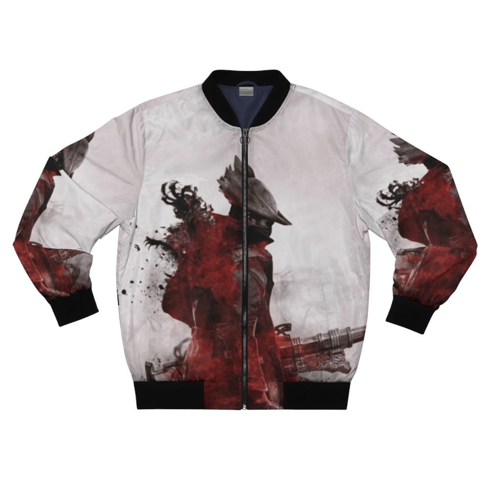 Bloodborne bomber jacket with vector design