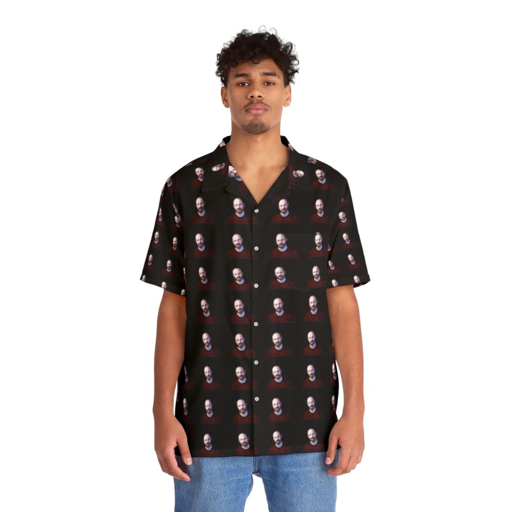 Nightmare Hawaiian Shirt with creepy, haunted design - People Front