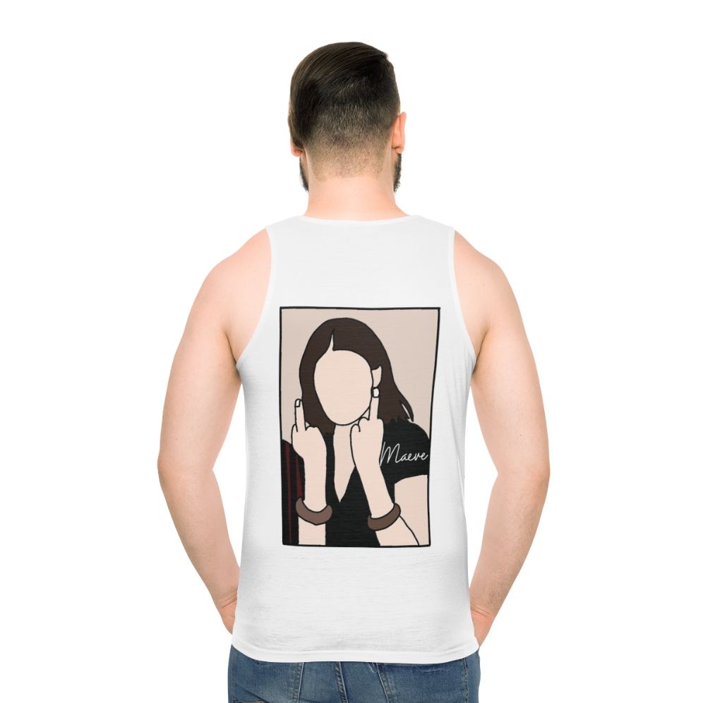 "Maeve Wiley Unisex Tank Top - Sex Education Netflix Merchandise" - men back