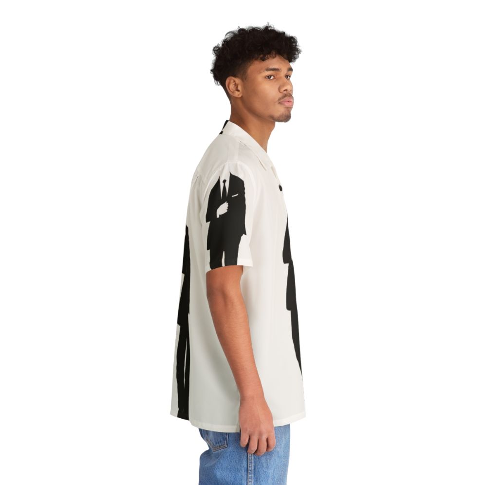 Harvey inspired Hawaiian shirt with tropical and minimal design - People Pight