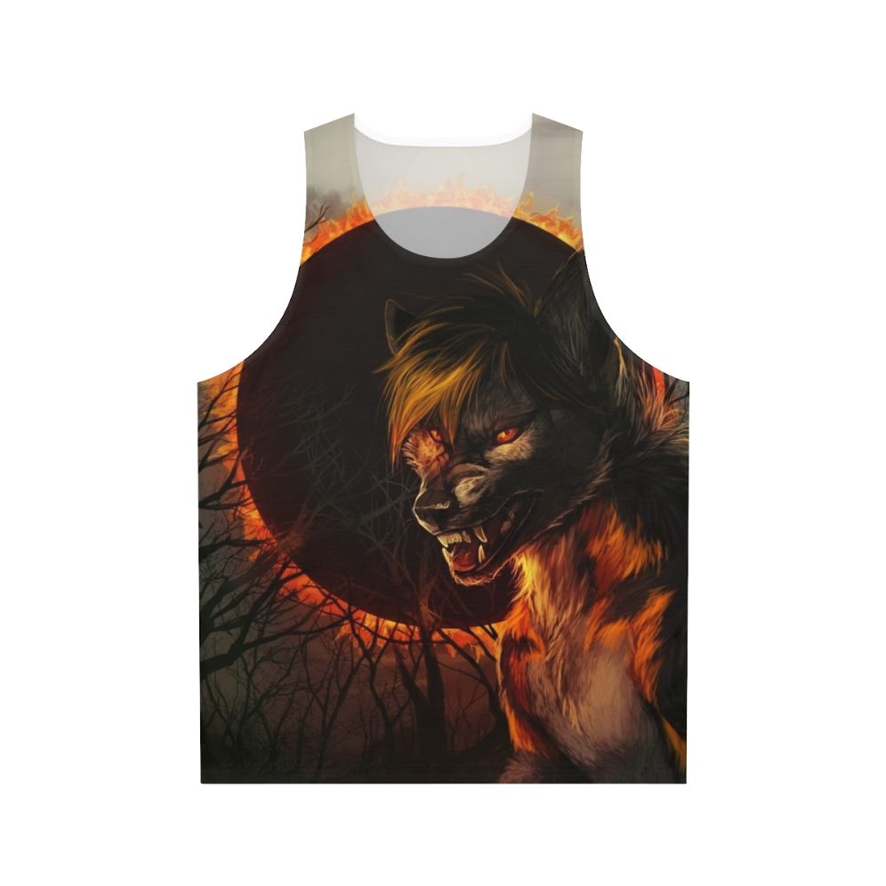 Supernatural Eclipse Wolf Unisex Tank Top