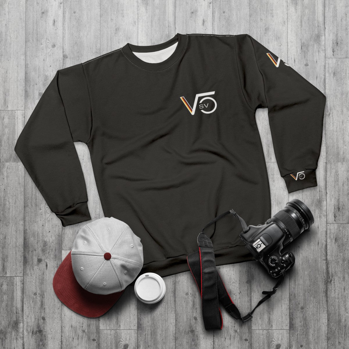 Sebastian Vettel Aston Martin F1 Team Sweatshirt - flat lay