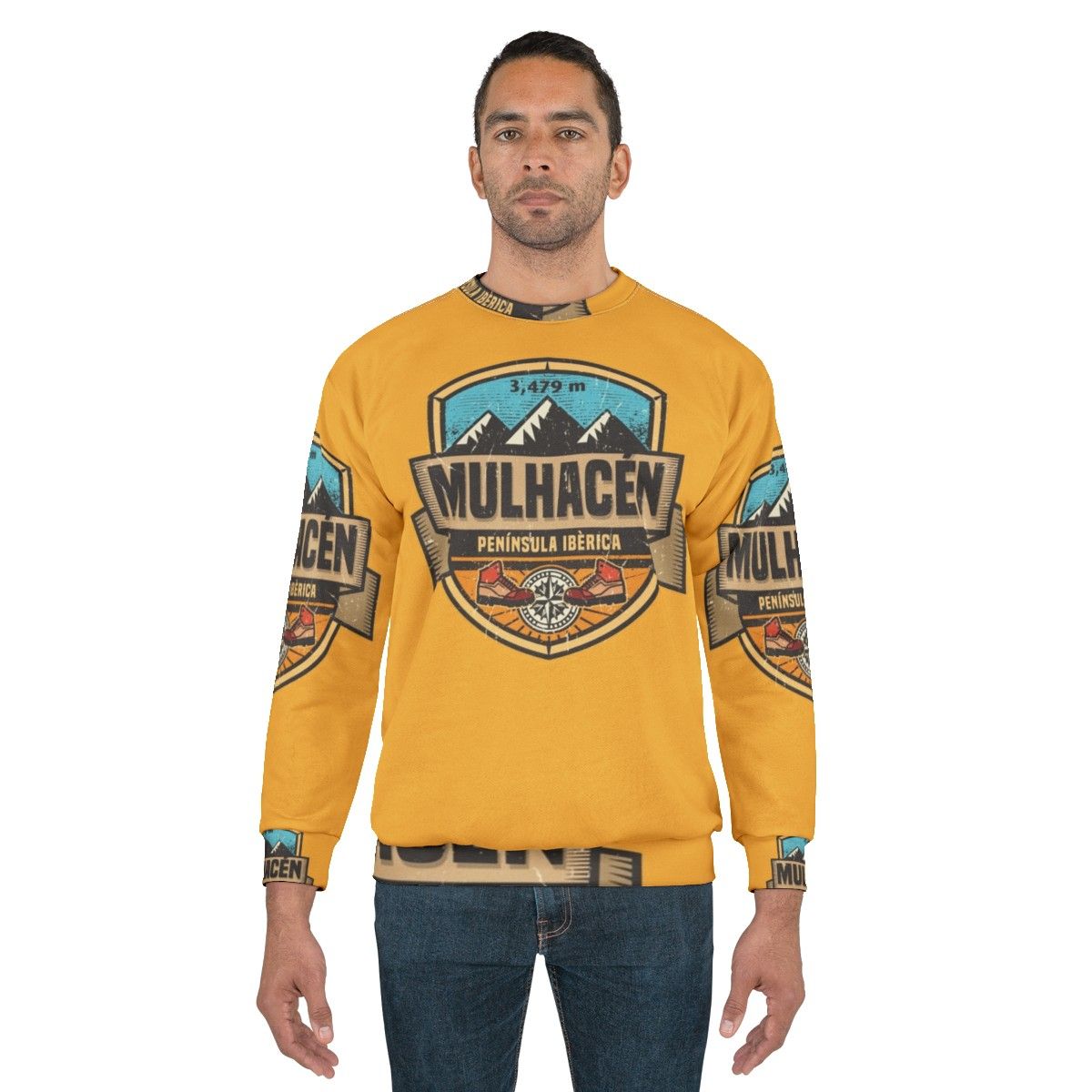 Mulhacen Peak Spain Hiking Sweatshirt - men