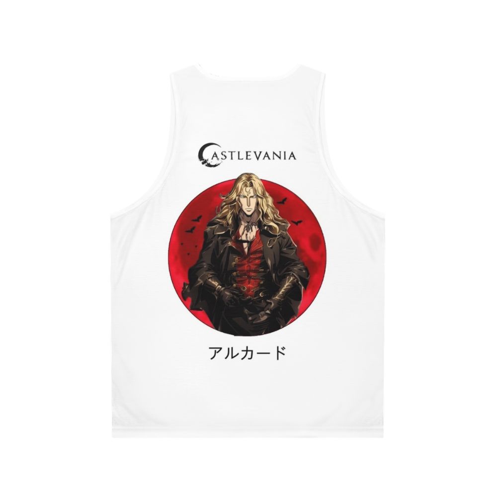 Castlevania Alucard Unisex Tank Top - Back