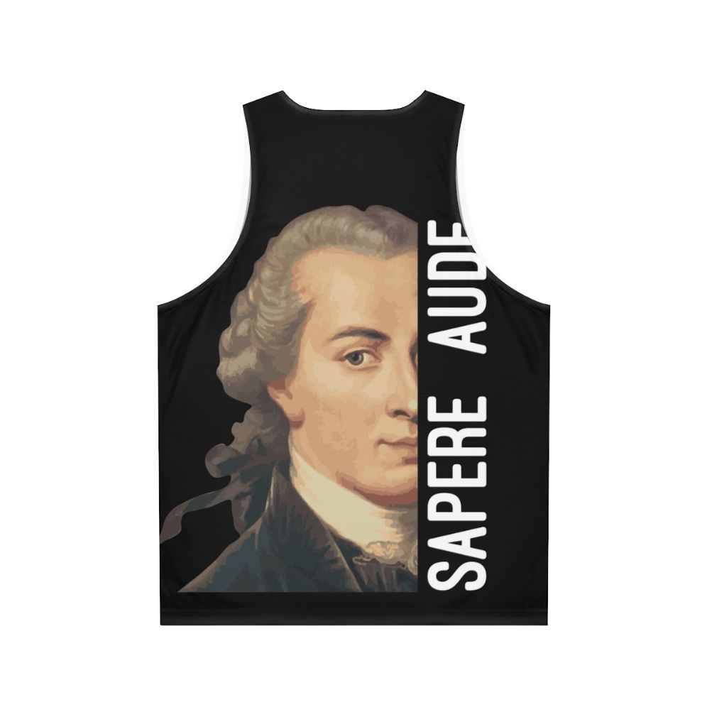 Sapere Aude Unisex Tank Top - Back