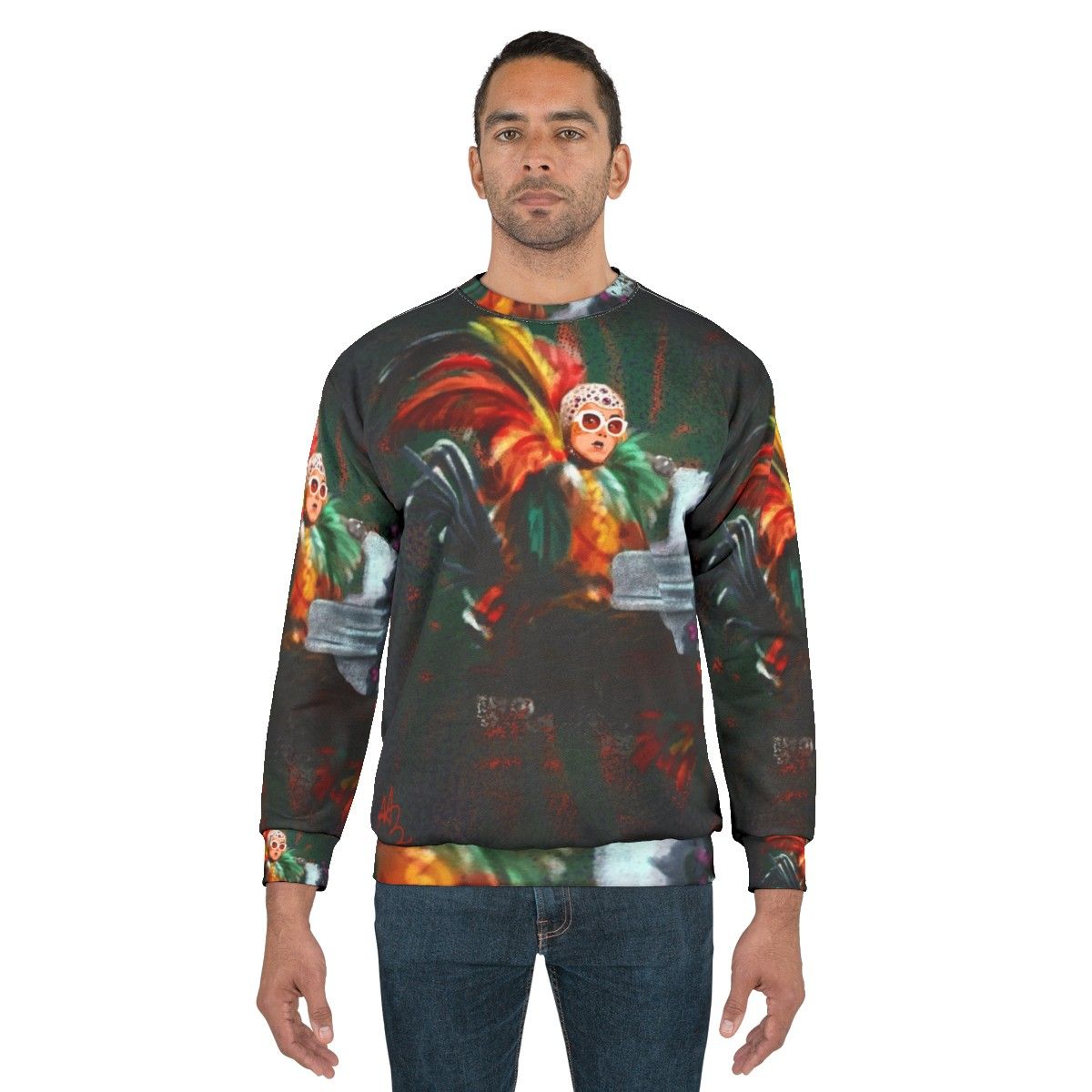 Elton John 70s Glam Rock Sweatshirt - men