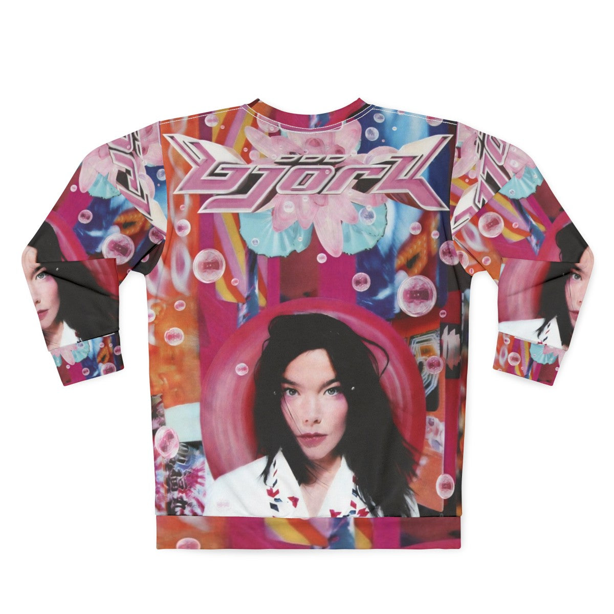 Björk Icelandic Sweatshirt featuring 90s music artist - Back