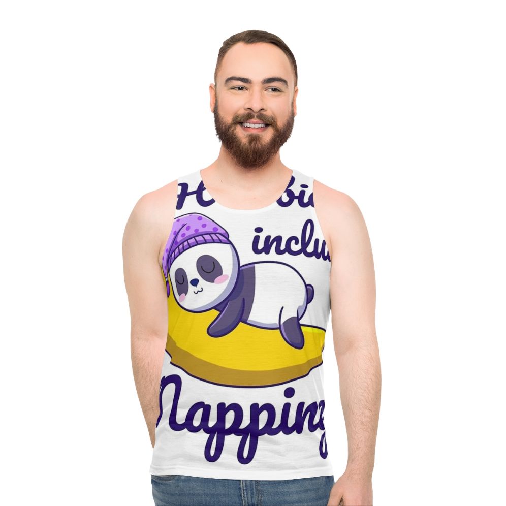 Unisex "Hobbies Include Napping" Tank Top - men