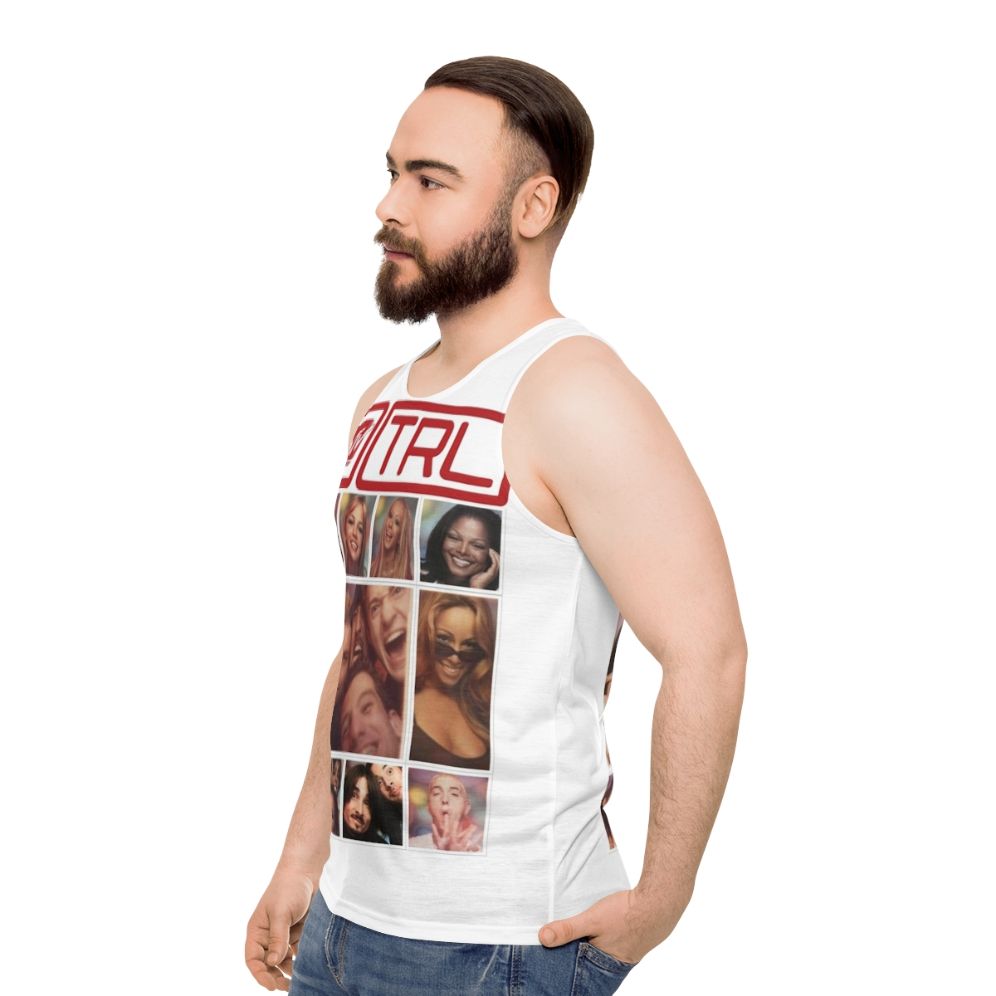 Unisex Retro Pop Culture Tank Top - men side