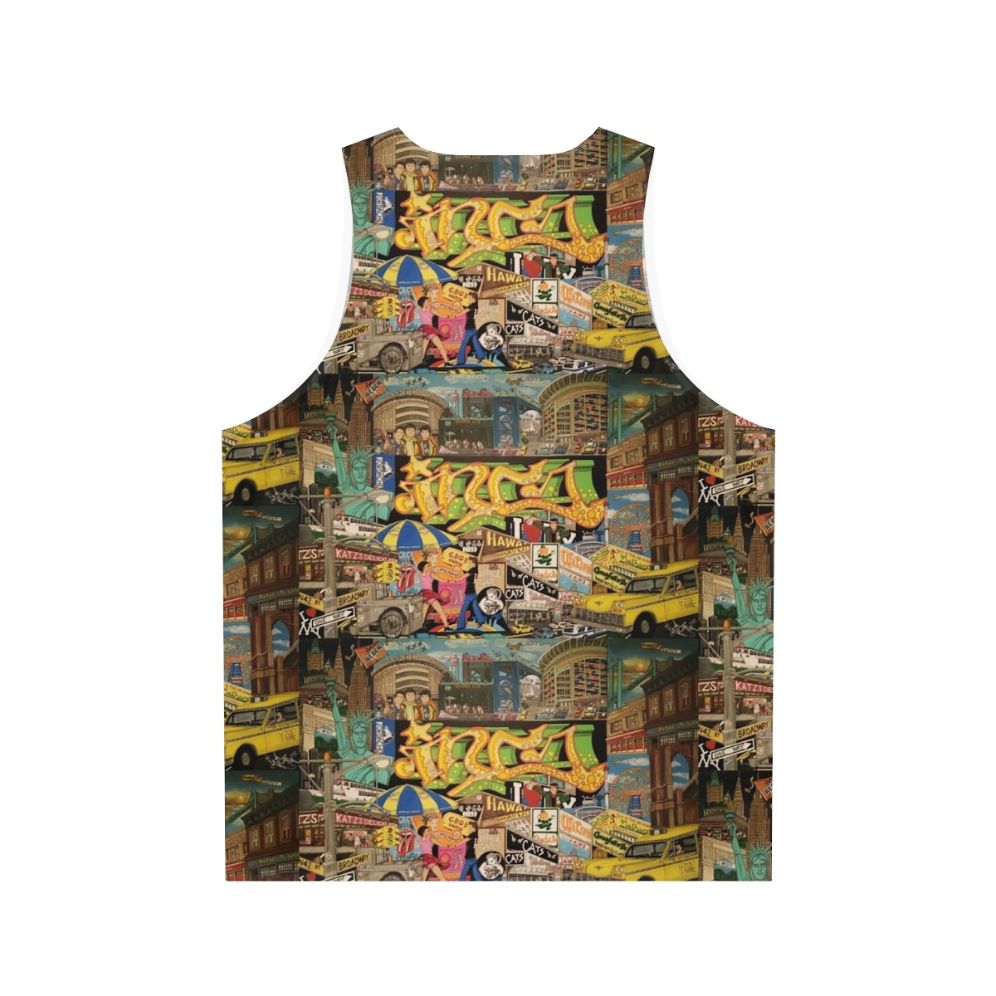 Unisex "I Love NY" Graphic Tank Top - Back