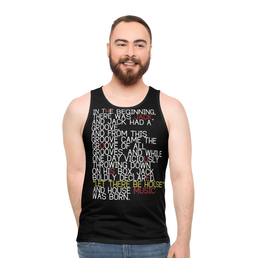 House Music Unisex Tank Top - men