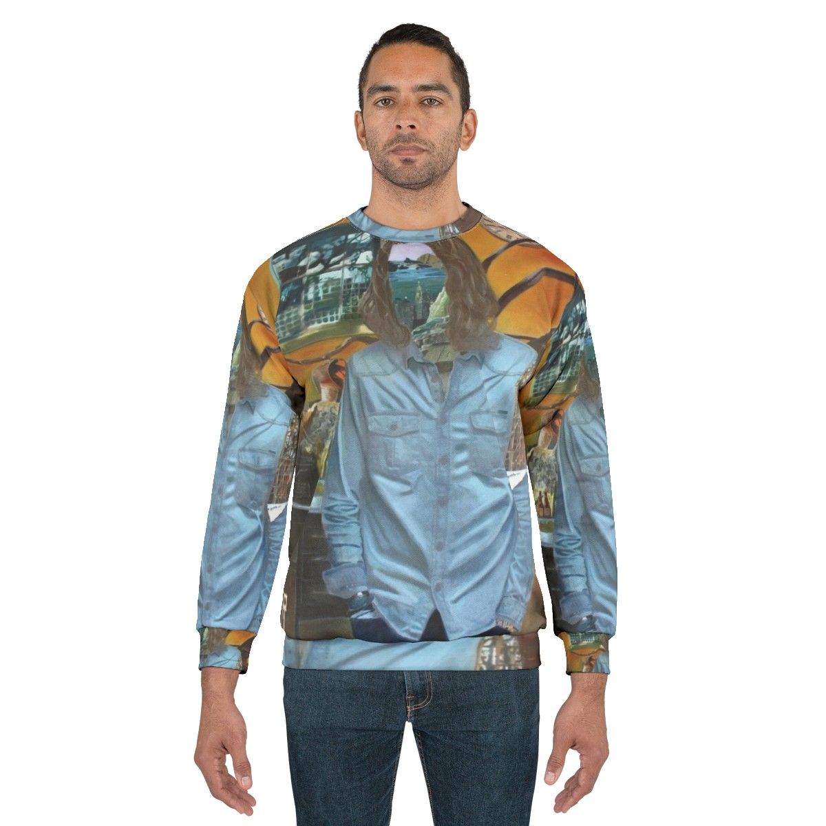 Hozier Sweatshirt featuring the Wasteland Baby album cover design - men