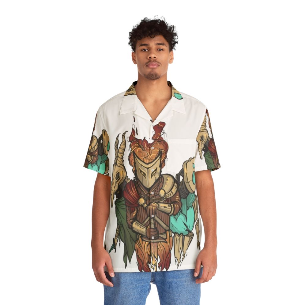 Slay the Spire themed Hawaiian shirt - People Front