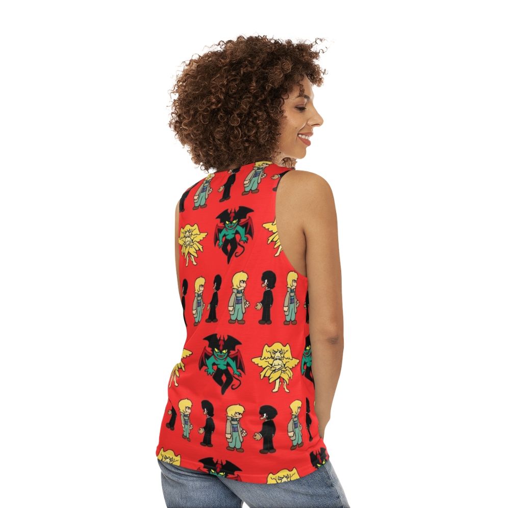 Devilman Unisex Anime Tank Top - women back