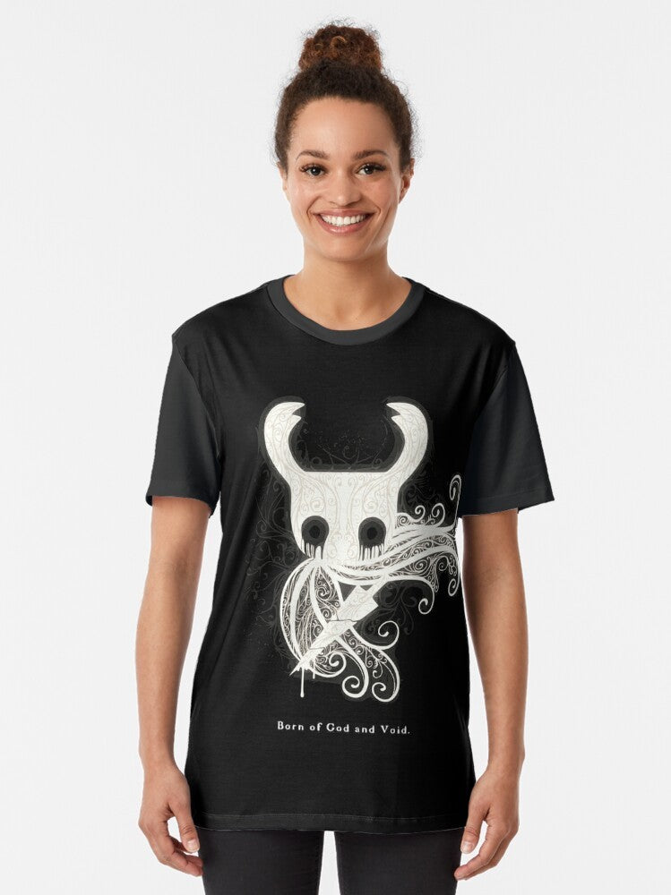 Hollow Knight "Born of God and Void" Graphic T-Shirt - Women