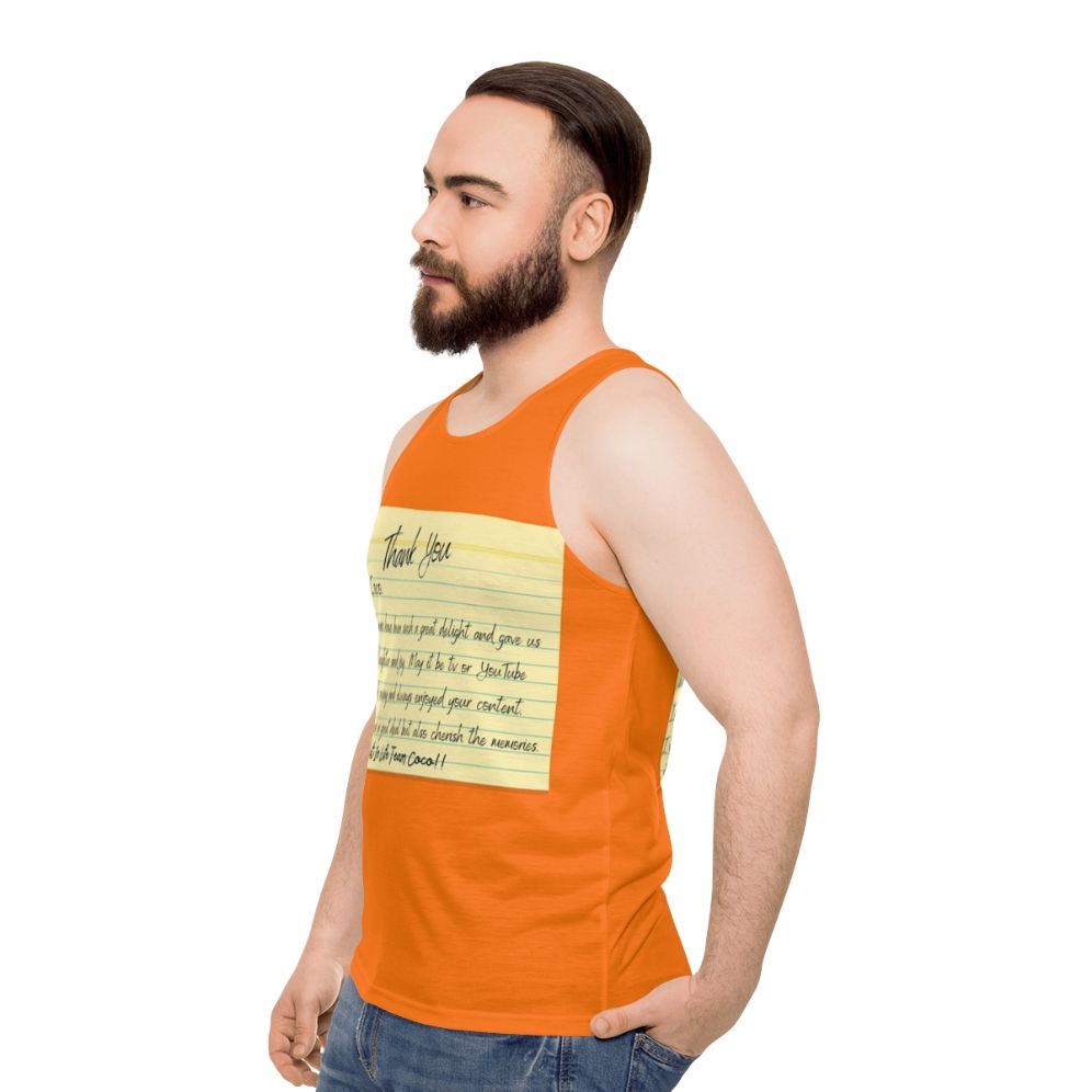 Conan O'Brien Team Coco Unisex Tank Top - men side