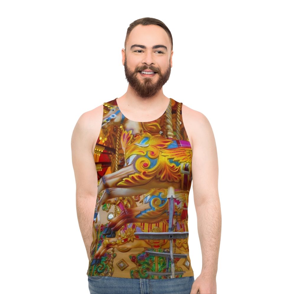 Weymouth Carousel of Life Unisex Tank Top - men