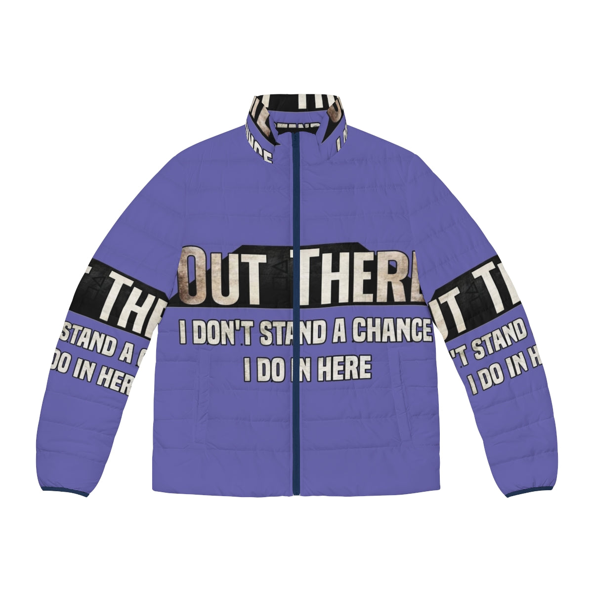 Squid Game Quotes Puffer Jacket - Officially Licensed Netflix Apparel