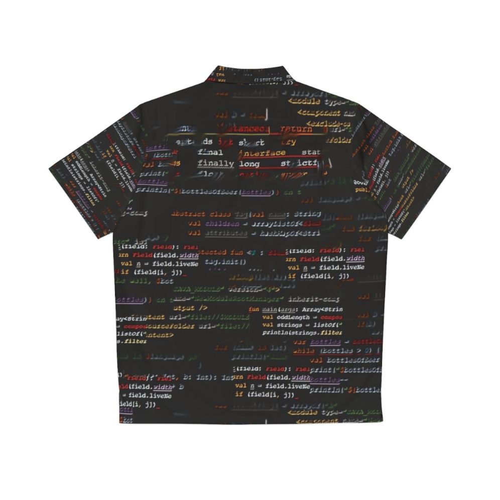 Code4 Hawaiian Shirt for Programmers and Developers - Back