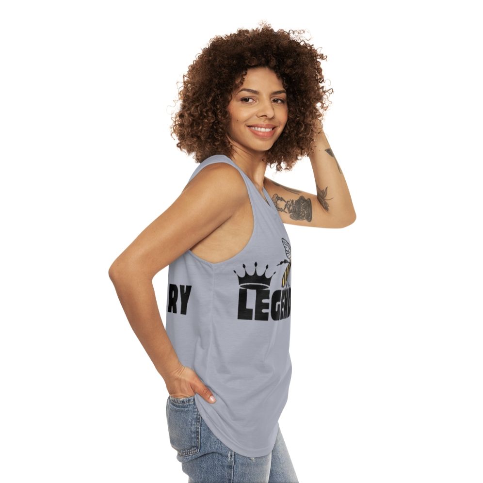 Bee Legendary Unisex Tank Top - women side