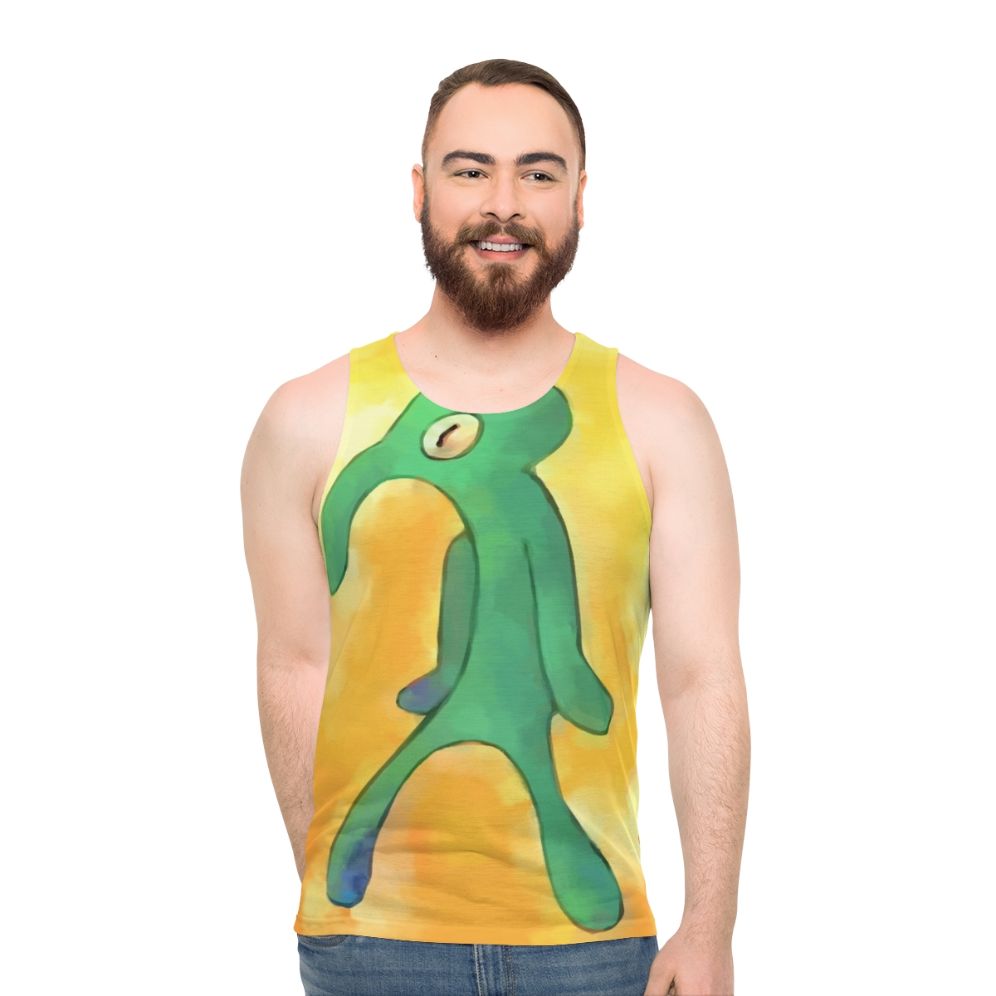 Bold and Brash Spongebob Cartoon Themed Unisex Tank Top - men