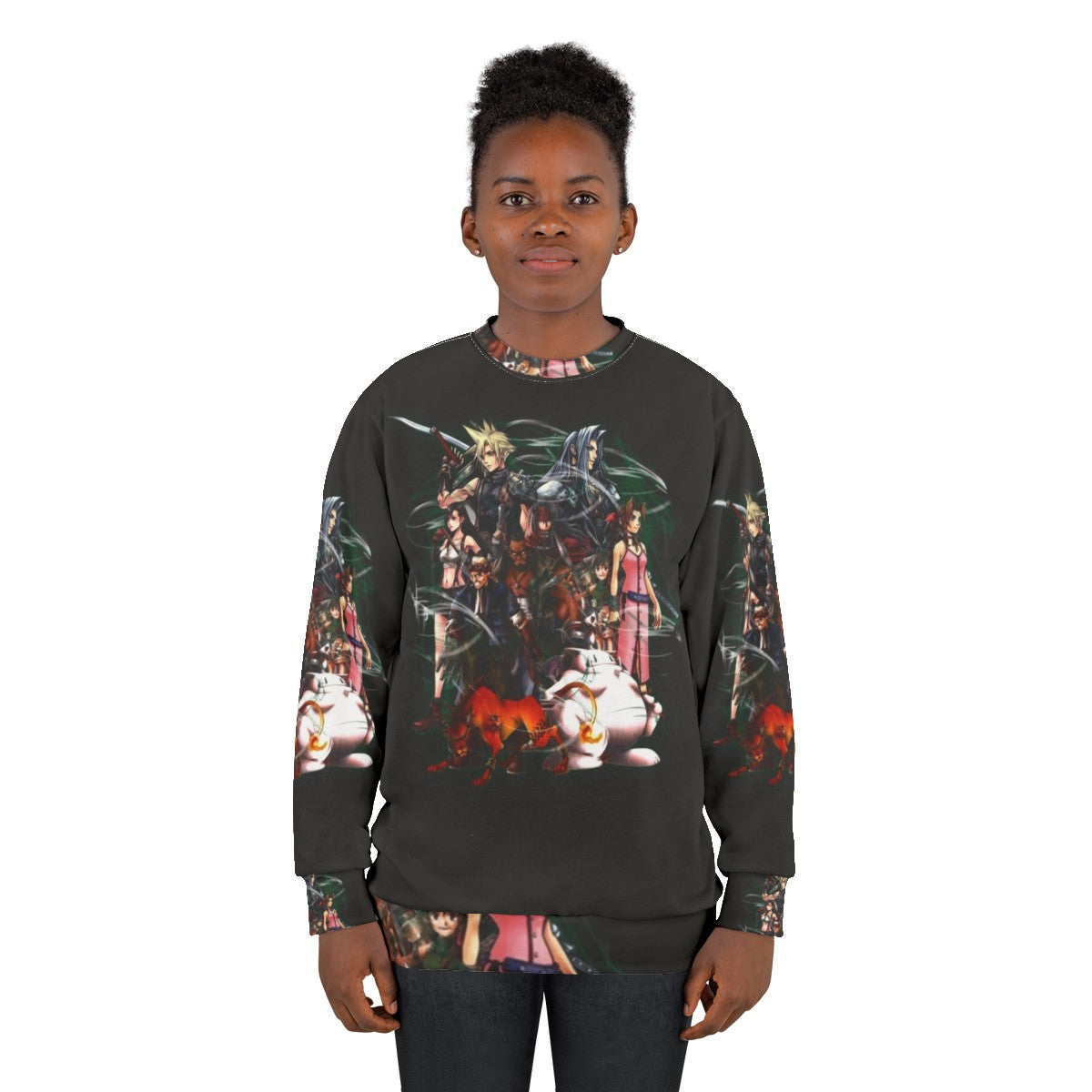 Final Fantasy VII Collage Graphic Sweatshirt - women