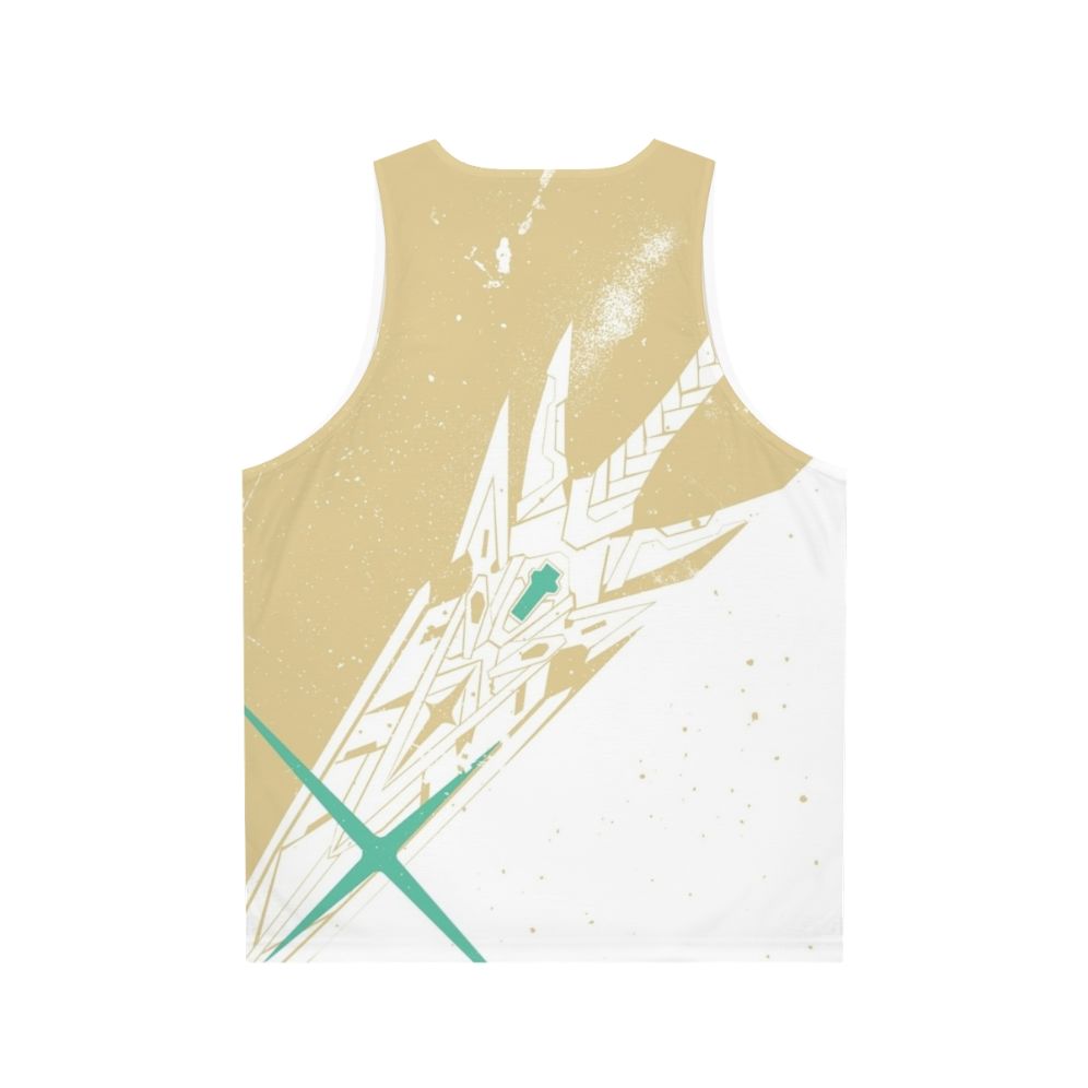 Aegis Mythra Unisex Tank Top Featuring Xenoblade Chronicles 2 Characters - Back