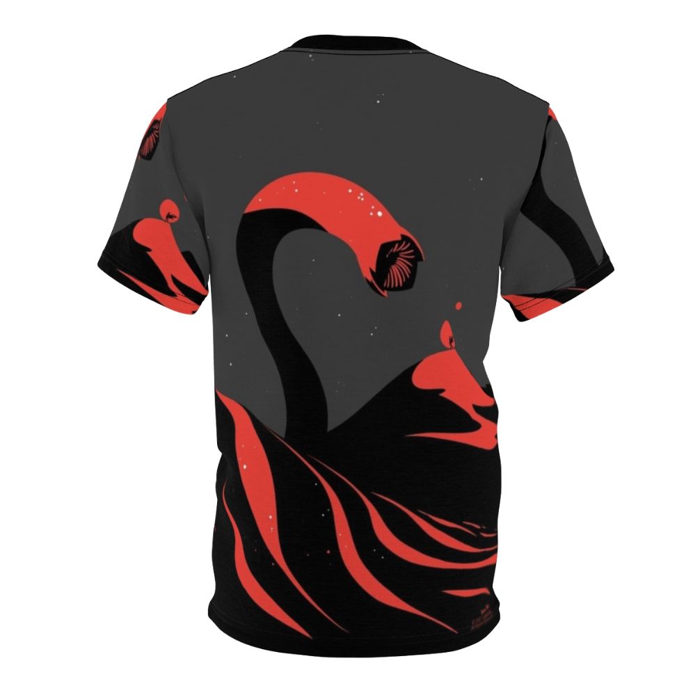 Sandworm Inspired T-shirt Design - Unofficial Dune Fan Merchandise - Back