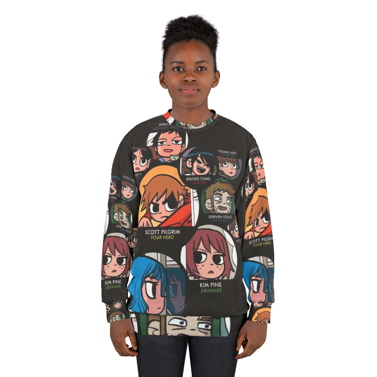 Scott Pilgrim Characters Graphic Sweatshirt - women