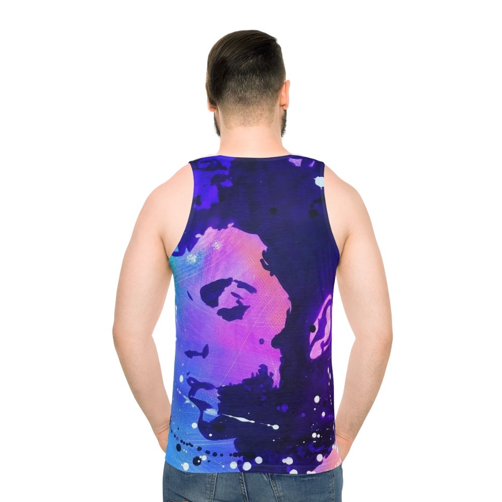 Unisex basic tank top for comfortable and casual wear - men back