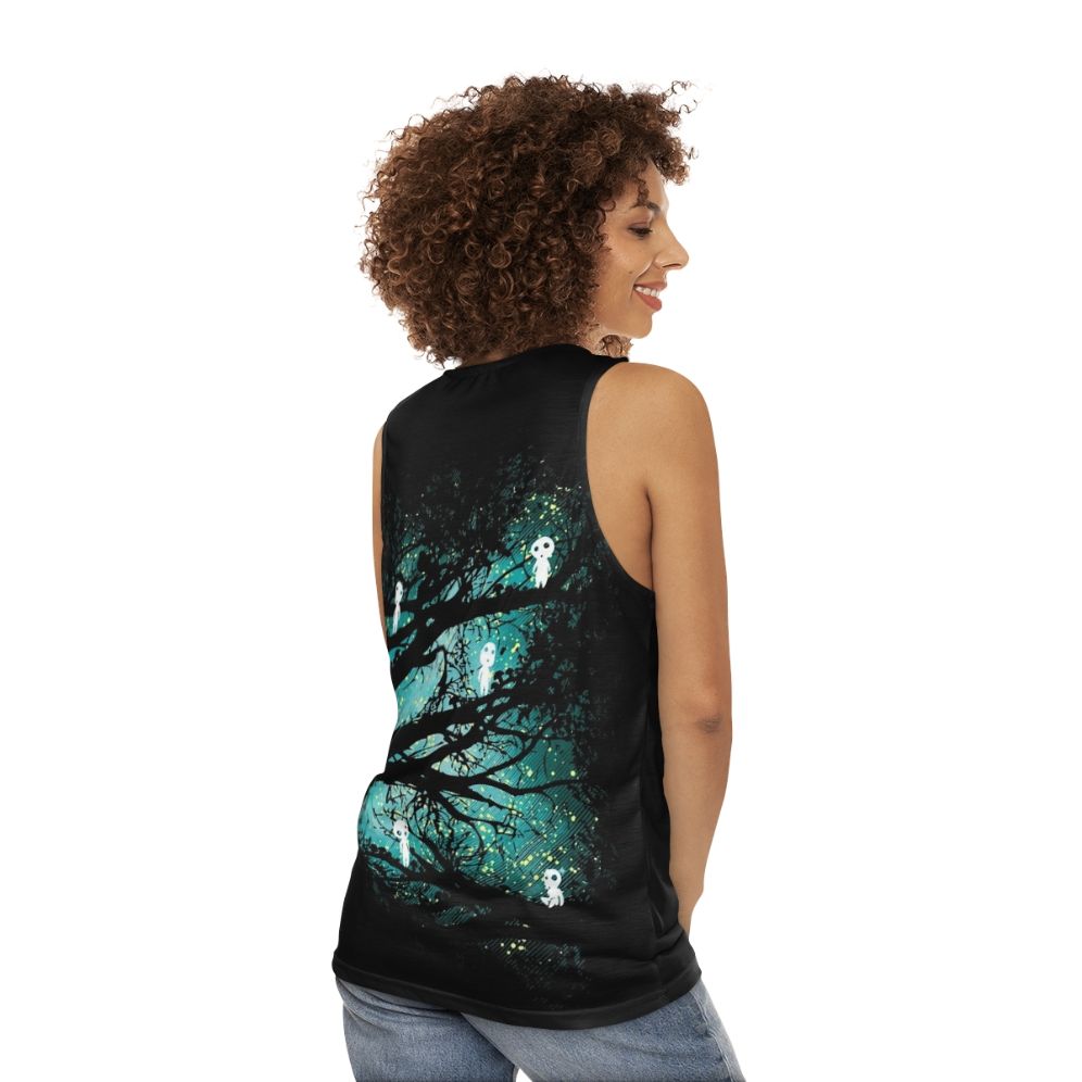 Tree Spirits Unisex Tank Top - women back