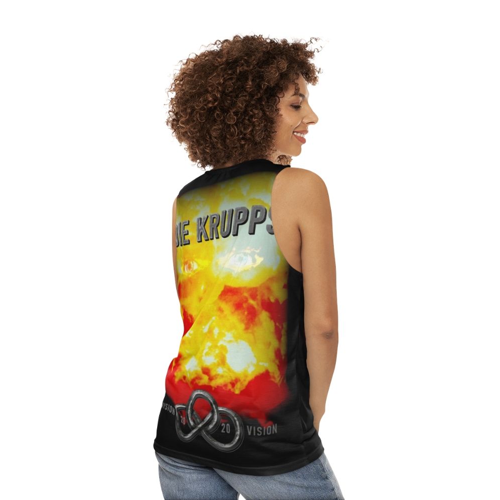 Die Krupps 20 20 Vision Unisex Tank Top - women back