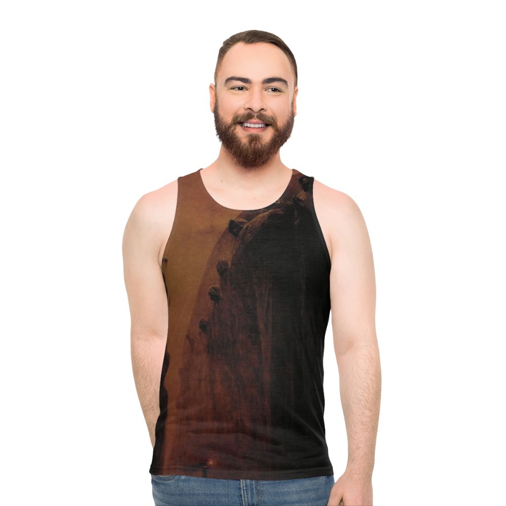 Zdzislaw Beksinski dark art unisex tank top - men