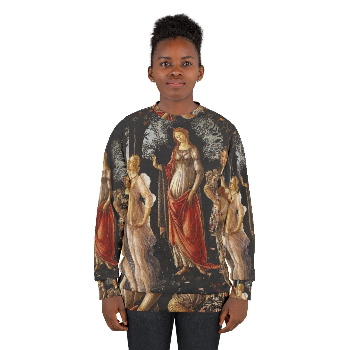 Sandro Botticelli's Primavera Renaissance Art Vintage Sweatshirt - women