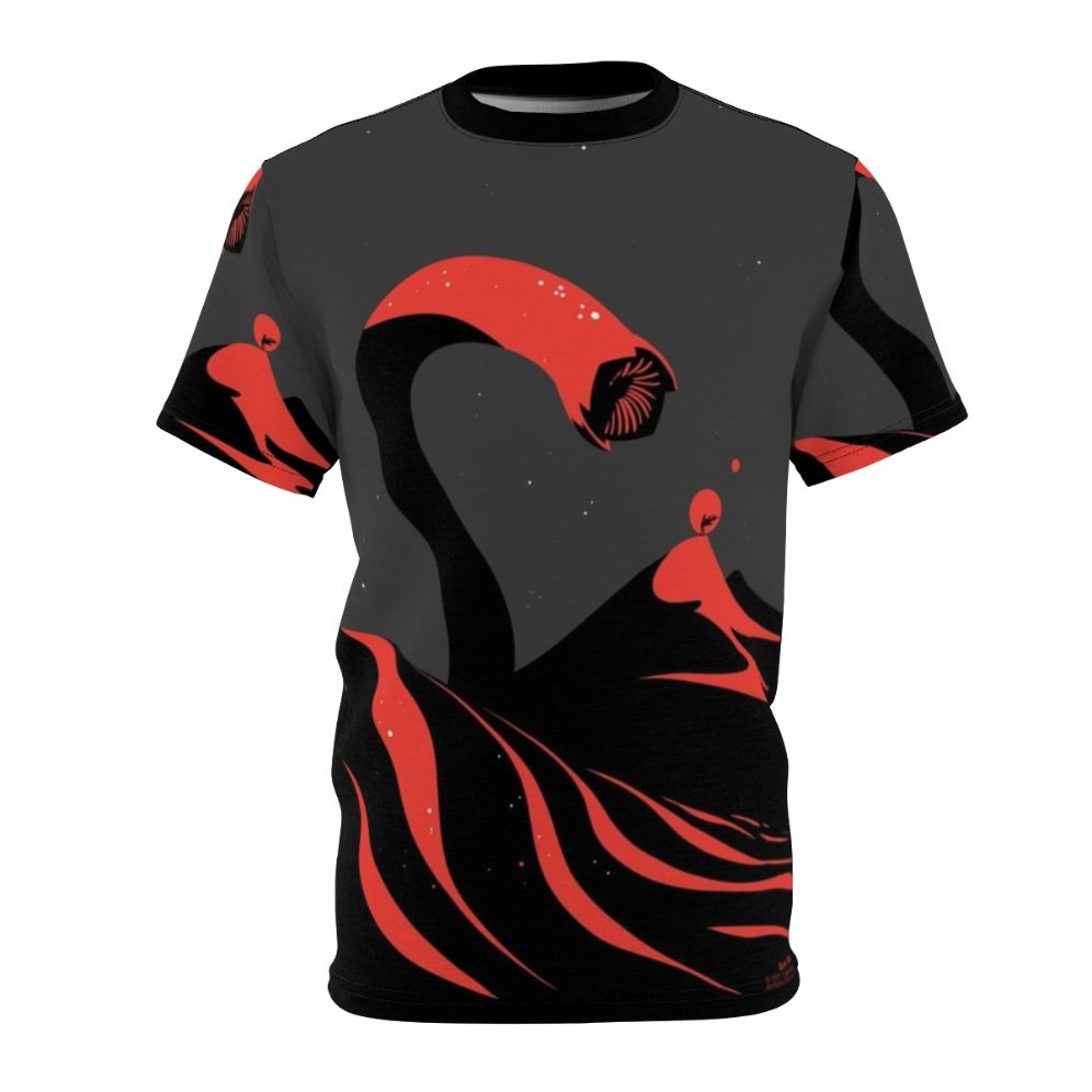 Sandworm Inspired T-shirt Design - Unofficial Dune Fan Merchandise